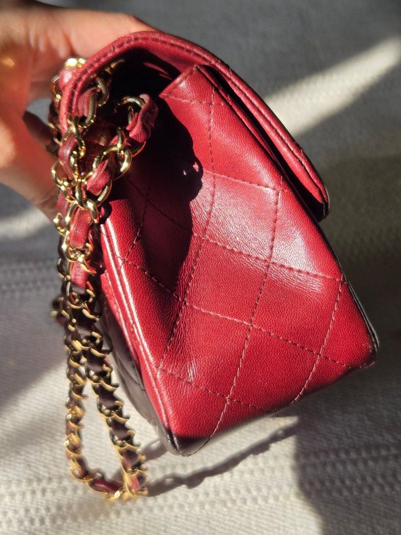 Chanel mini square (Category: Luxury Bags & Wallets) located in Manila. Submitted by sourcedbykco (Listing ID 1348339596, Image 3). Description: chanel mini square comes with dustbag card paperbag and entrupy.