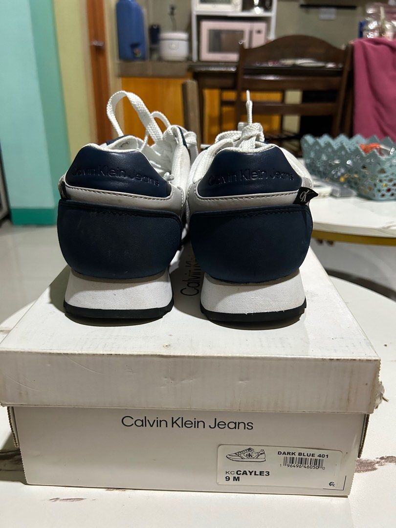 Ck Calvin Klein (Category: Sneakers) located in Rizal. Submitted by declutter101s (Listing ID 1348227510, Image 2). Description: 2x used almost new,with box original money back guarantee if proven fake.bought in Qatar 🇶🇦 negotiable serious buyer thanks..