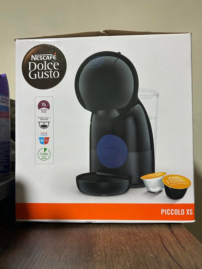Coffee Maker - Nescafe Ducle Gusto (picolo xs) (Category: Coffee Machines & Makers) located in Manila. Submitted by mikkaa_02 (Listing ID 1348260228, Image 1). Description: RFS: Helping a friend sell their things. ☕️ Item Name: Coffee maker ☕️ Brand (if meron): nescafe ducle gusto (picolo xs) ☕️ Never used but opened box ☕️ Machine only not inclusive of coffee pods ☕️ Price: 3500 ☕️Mode of Payment: Gcash ☕️Mode of Delivery: Sdd thru Grab.