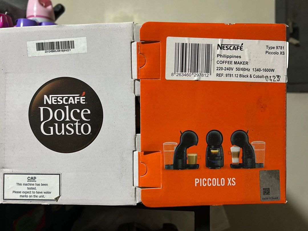 Coffee Maker - Nescafe Ducle Gusto (picolo xs) (Category: Coffee Machines & Makers) located in Manila. Submitted by mikkaa_02 (Listing ID 1348260228, Image 2). Description: RFS: Helping a friend sell their things. ☕️ Item Name: Coffee maker ☕️ Brand (if meron): nescafe ducle gusto (picolo xs) ☕️ Never used but opened box ☕️ Machine only not inclusive of coffee pods ☕️ Price: 3500 ☕️Mode of Payment: Gcash ☕️Mode of Delivery: Sdd thru Grab.