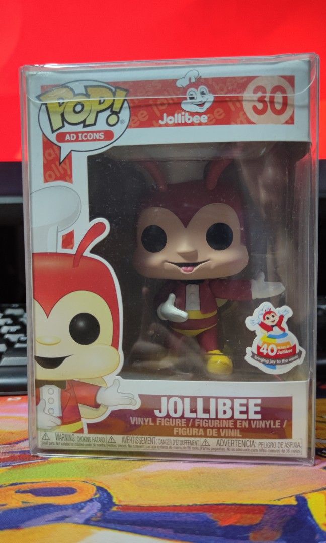 Funkopop jollibee (Category: Designer & Blind Box Toys) located in Manila. Submitted by gochupsshop888 (Listing ID 1348241630, Image 1). Description: brand new with protector 1st edition jollibee funkopop.