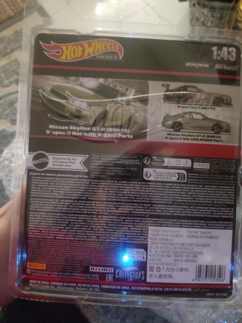 Scatola Porta Matchbox 1:64 &ndash; Ascensore 4 Auto 2 Livelli &ndash; Disney Cars