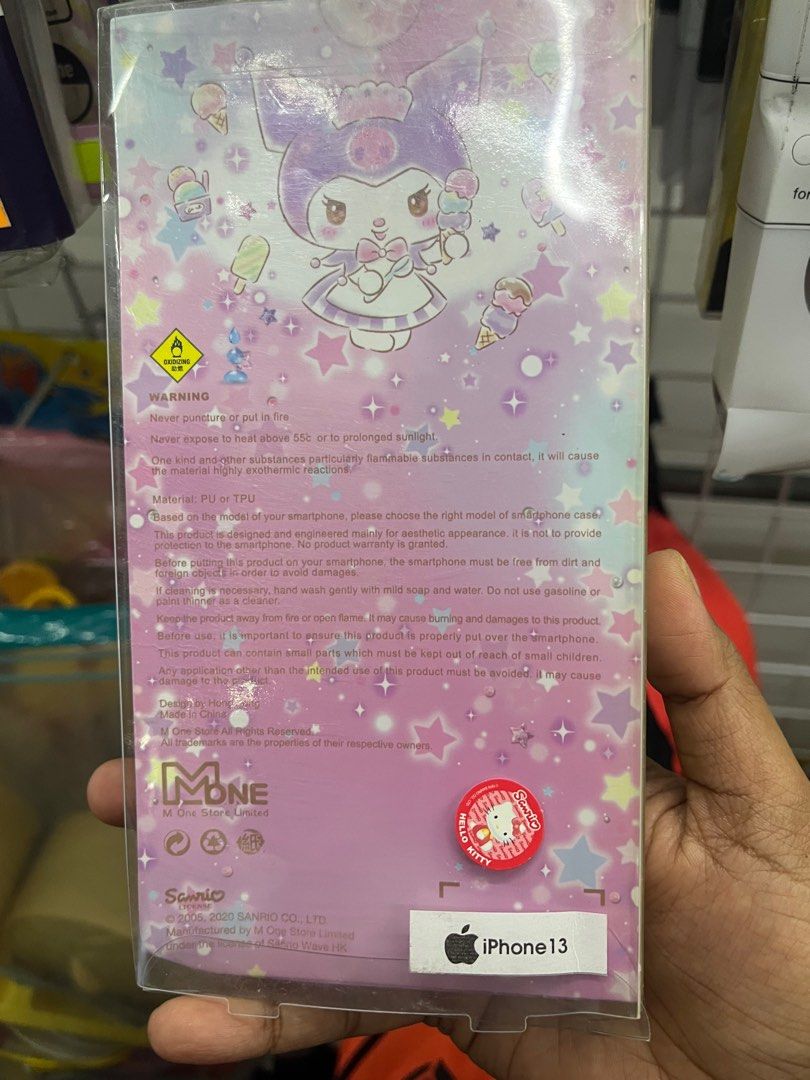Iphone 13 Original Sanrio Kuromi Case (Category: Cases & Sleeves) located in Paranaque City. Submitted by flees.thrift10 (Listing ID 1348353612, Image 2). Description: Original.