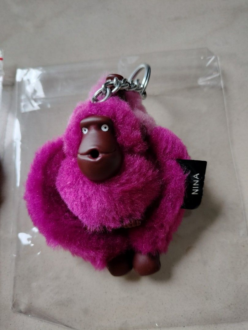 Kipling Keychains (Category: Accessories) located in Singapore. Submitted by greenchild (Listing ID 1348292767, Image 2). Description: Kipling keychain remove from bag ILLYIE (black ) LY ( blue) NINA ( purple) See pictures for details each at $5 by post Normal $3 or meet up Lakeside stn.