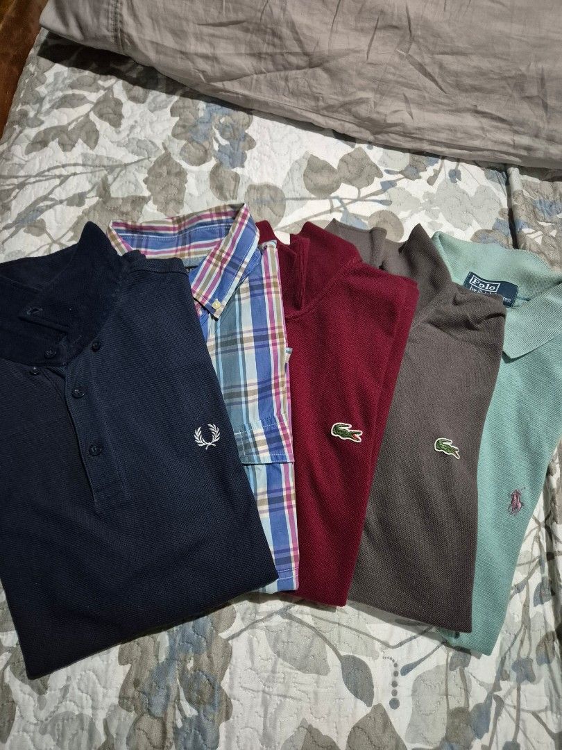 Lacoste polo shirt (Category: Tshirts & Polo Shirts ) located in Paranaque City. Submitted by MrDeclutterRGSD (Listing ID 1348369269, Image 1). Description: Lacoste polo shirt Size 2 700 each.