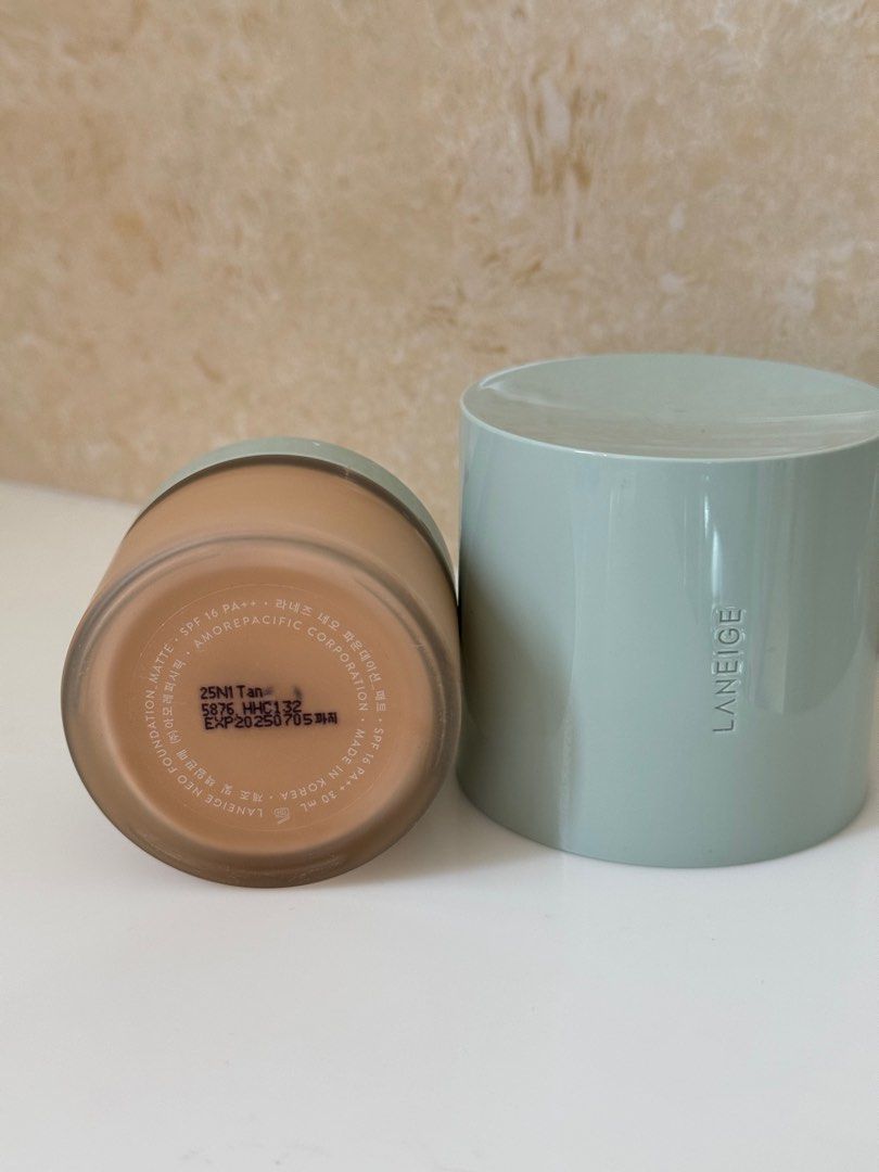 Laneige Neo foundation Matte 25N1 (Category: Makeup) located in Mandaluyong City. Submitted by clearanceaa (Listing ID 1348225936, Image 3). Description: Used less than 5 times. Like new Shade: 25N1 RFS: Too light for my skin. .
