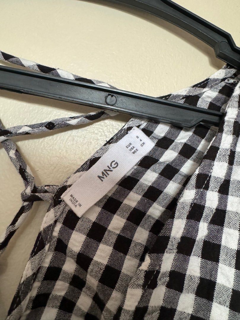 Mango Black and White Gingham Midi Dress (Category: Dresses) located in Quezon City. Submitted by e-thrift (Listing ID 1348268525, Image 3). Description: .