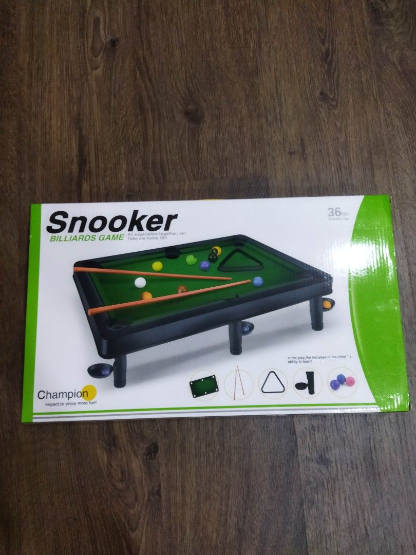 Mini pool table (Category: Announcements) located in Singapore. Submitted by bootycheektickler (Listing ID 1348377789, Image 1). Description: Mini pool table for kids.