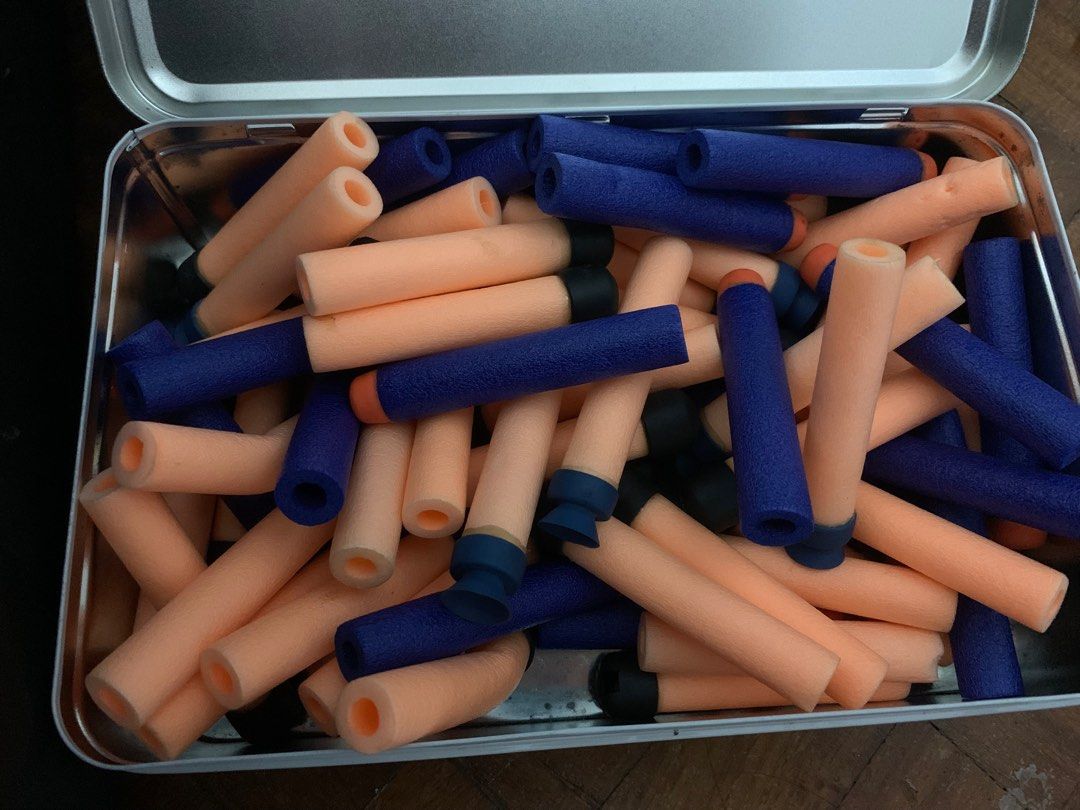 Nerf gun bundle (Category: Action & Battle Toys) located in Quezon City. Submitted by queenofdstny (Listing ID 1348423526, Image 2). Description: please see photos.