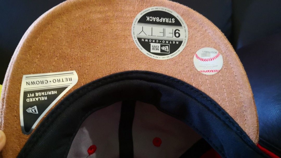 Aime Leon Dore New Era 9Fifty Red Yankees Wool Cap (Category: Caps & Hats) located in Muntinlupa City. Submitted by silent_mute (Listing ID 1348331968, Image 3). Description: Gcash/BPI/BDO.