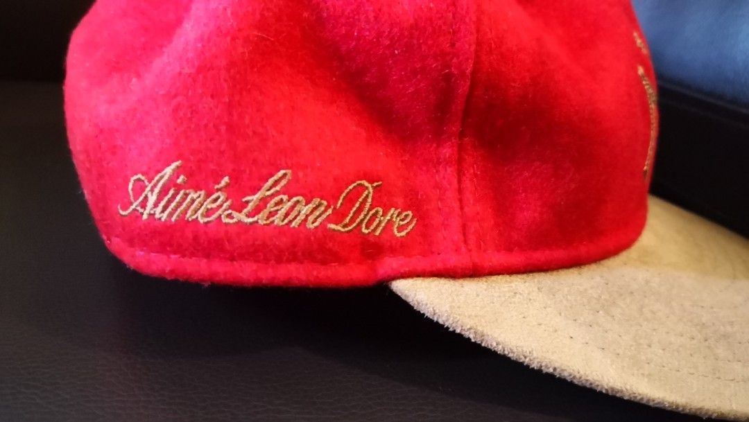 Aime Leon Dore New Era 9Fifty Red Yankees Wool Cap (Category: Caps & Hats) located in Muntinlupa City. Submitted by silent_mute (Listing ID 1348331968, Image 2). Description: Gcash/BPI/BDO.