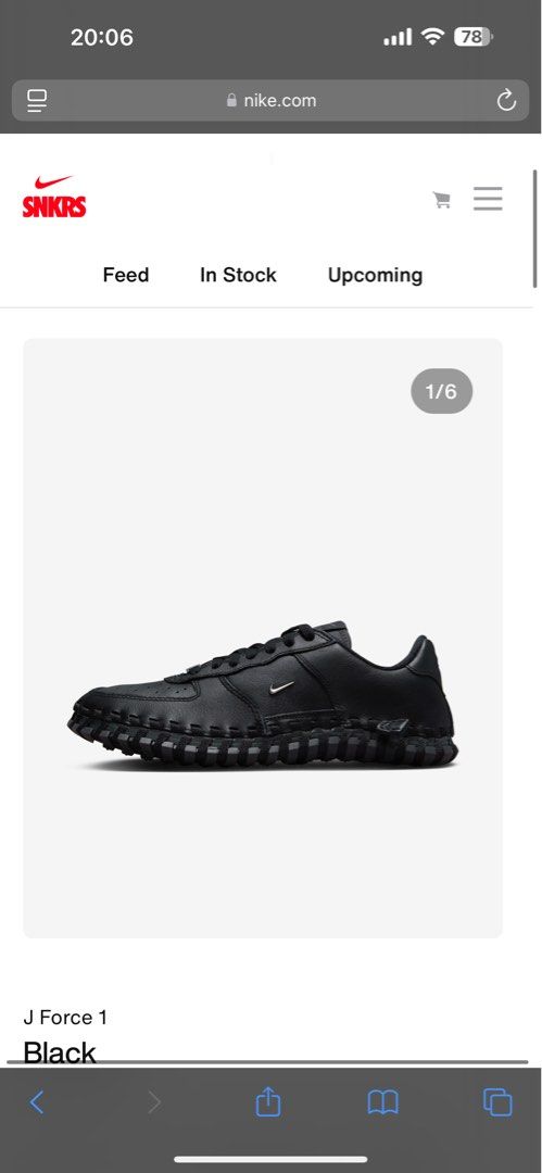 NikexJacquemus Shoe (Category: Sneakers) located in Johor Bahru. Submitted by prelovedby_nd (Listing ID 1348408546, Image 2). Description: Preloved NikexJacquemus in Size UK6 Bought at RM1100 and selling for RM370.