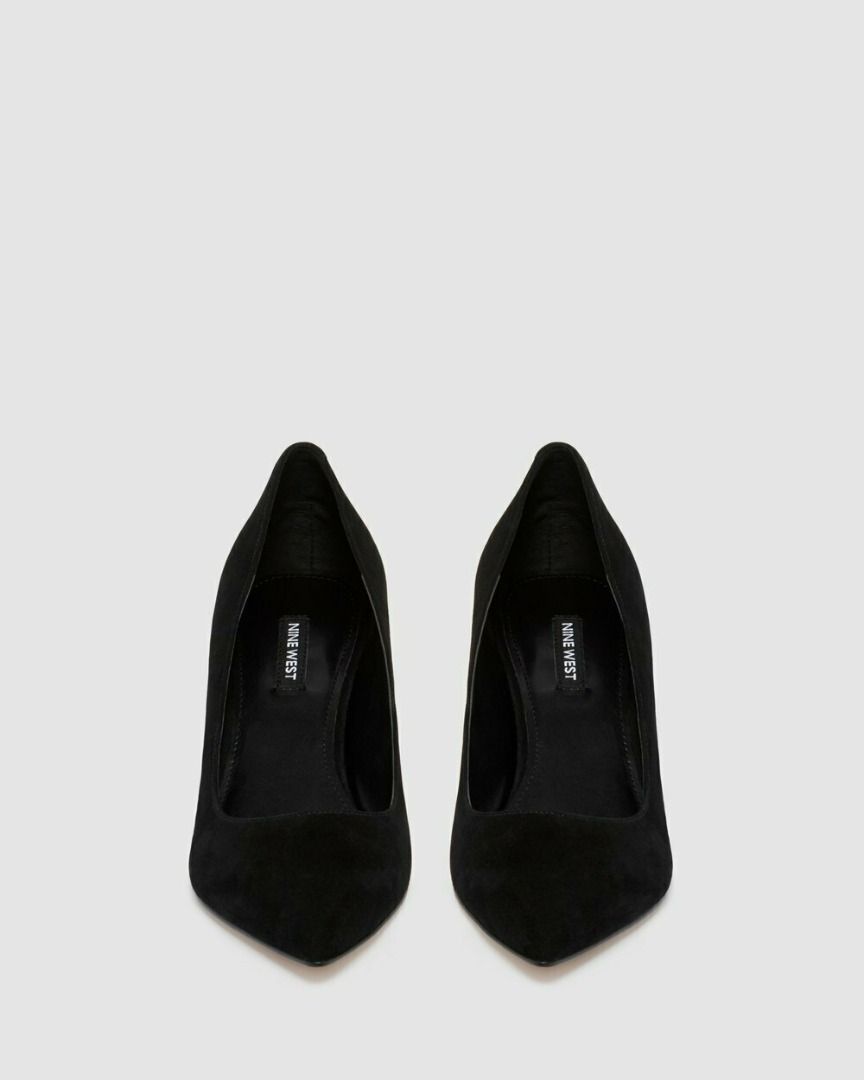 Nine West Jolanda Suede Pumps - Size 5 (Category: Heels) located in Cabuyao City. Submitted by letsgoloid (Listing ID 1348427984, Image 1). Description: Nine West Black Suede Heels – Lightly Used 👠✨ Brand: Nine West Condition: Lightly used, no box. Some peeling on the insides (non-suede insole), but no external flaws – looks like new! Size: US 5 Material: Suede Color: Black 📸 PM for actual photos! 😊 Stylish, versatile, and ready for their next