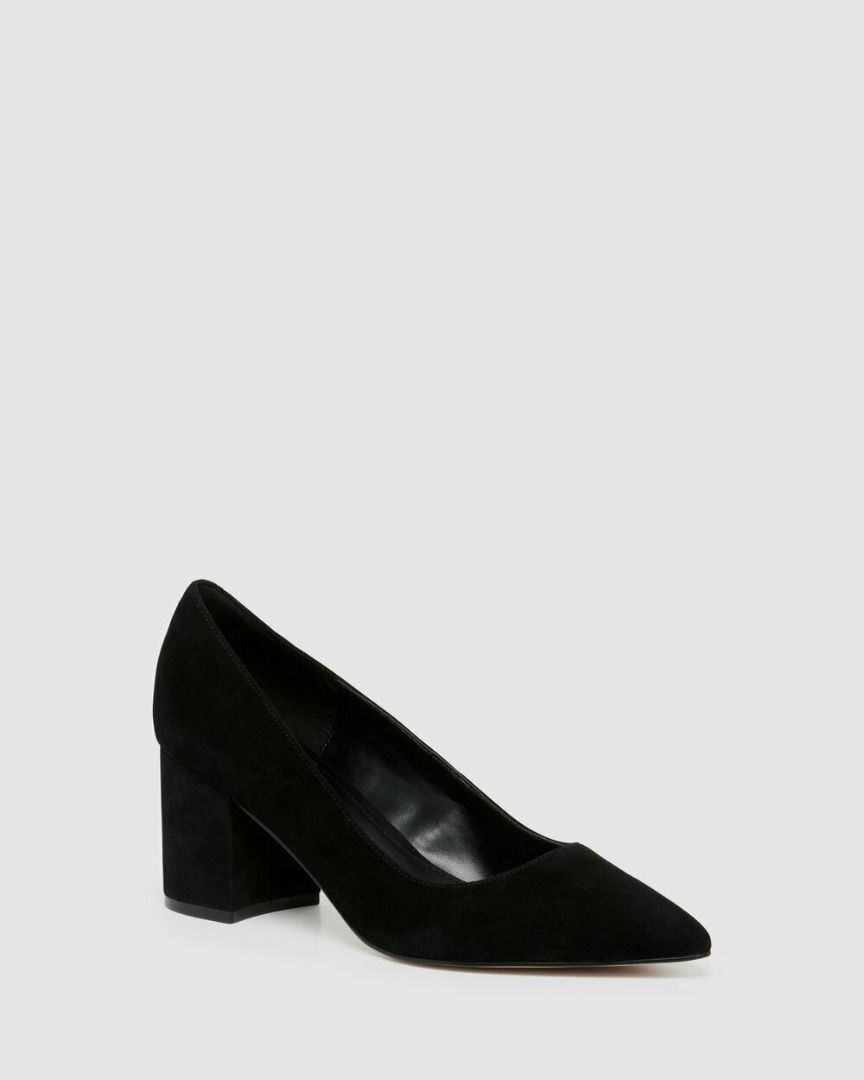 Nine West Jolanda Suede Pumps - Size 5 (Category: Heels) located in Cabuyao City. Submitted by letsgoloid (Listing ID 1348427984, Image 2). Description: Nine West Black Suede Heels – Lightly Used 👠✨ Brand: Nine West Condition: Lightly used, no box. Some peeling on the insides (non-suede insole), but no external flaws – looks like new! Size: US 5 Material: Suede Color: Black 📸 PM for actual photos! 😊 Stylish, versatile, and ready for their next