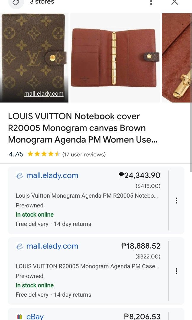 orig.lv Agenda PM size (Category: Luxury Bags & Wallets) located in Tagum. Submitted by janmarion049706 (Listing ID 1348406442, Image 2). Description: very good condition no cracks super ganda pa Japan items money back if proven fake.