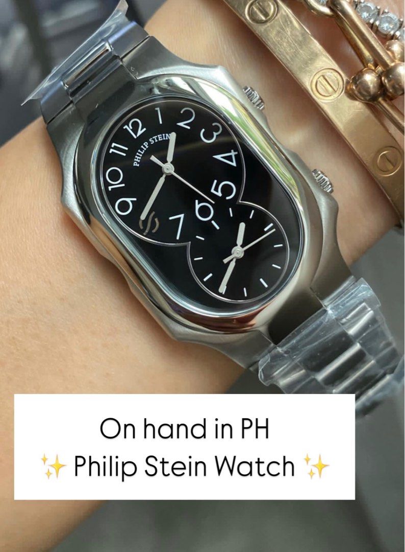 Philip Stein Slim Large Steel Watch (Category: Luxury Watches) located in Manila. Submitted by ig.deiclacio (Listing ID 1348224017, Image 1). Description: ON HAND IN PH & FINAL PRICE FB: With Label.PH.