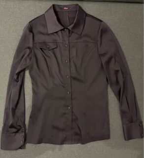 playlord微光澤感長袖襯衫64241615268993110