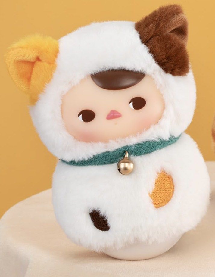 Popmart Roly-Poly Kitty Series-Vinyl Plush Blind Box Calico, Hobbies ...