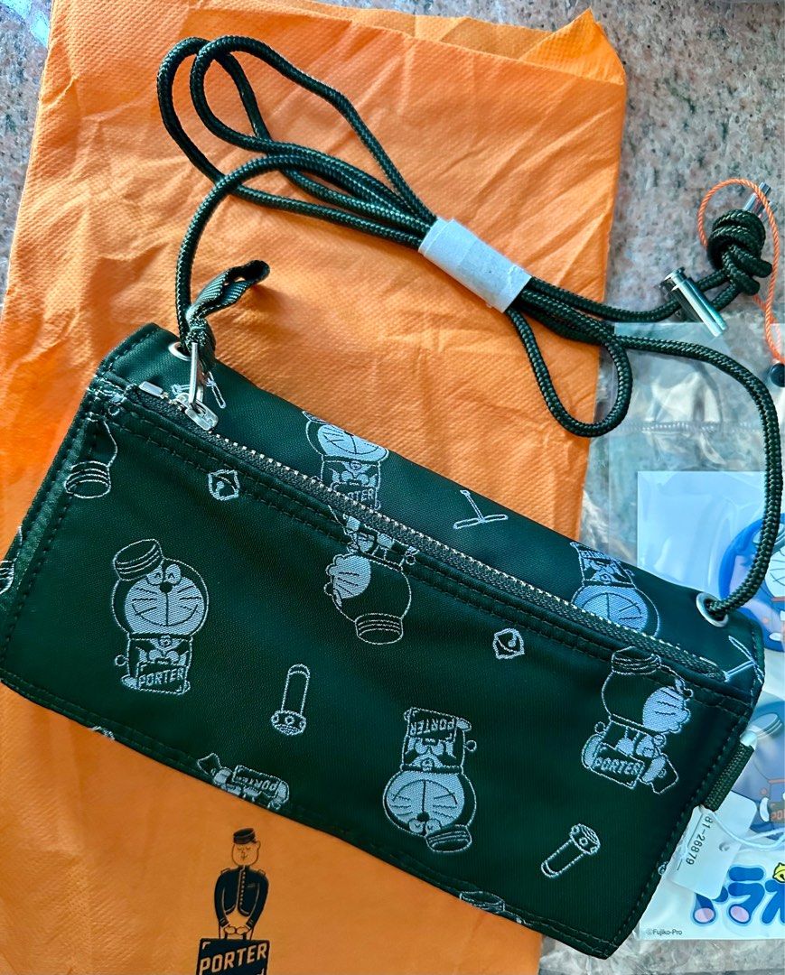 PORTER日本製~ ドラえもんx Porter Long Wallet 叮噹/ 多啦A夢, 名牌, 手袋及銀包- Carousell