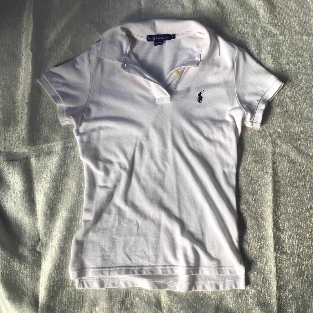 Ralph Lauren White Polo, Women's Fashion, Tops, Others Tops on Carousell