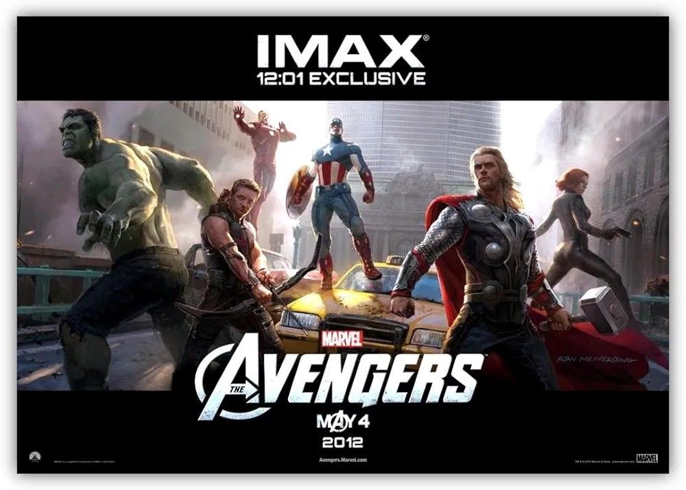 RARE! THE AVENGERS (2012) IMAX ORIGINAL LIMITED EDITION MINI MOVIE ...