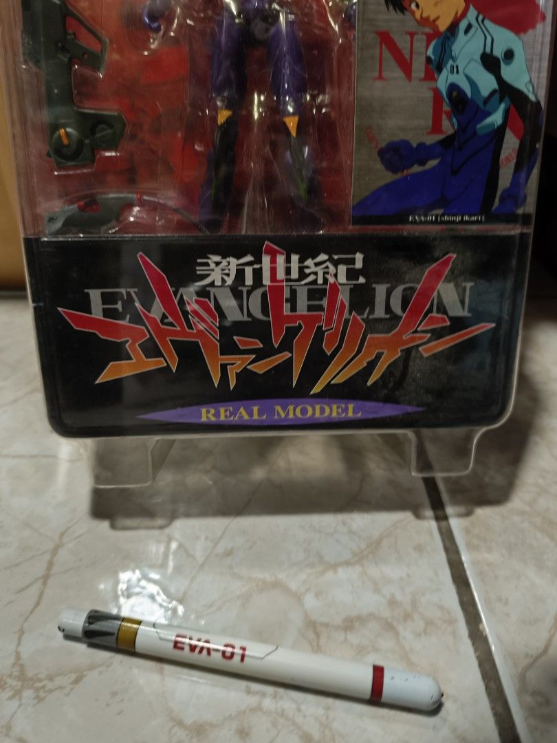 SEGA Neon Genesis Evangelion (Category: Stationery & School Supplies) located in Muntinlupa City. Submitted by prime_finder (Listing ID 1348339055, Image 2). Description: SEGA Real Model 01 Neon Genesis Evangelion Kasama na yung Mechanical pencil BUNDLE For 2.7k.