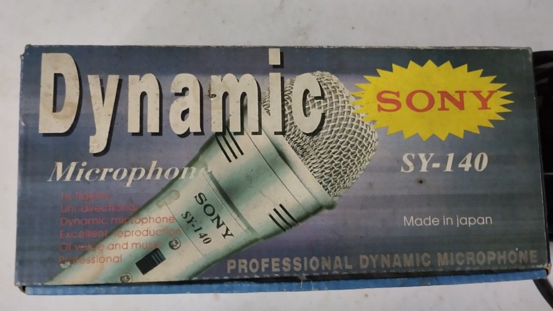 Sony SY-140 Microphone (Category: Microphones) located in Manila. Submitted by thecollectibleshop (Listing ID 1348255421, Image 3). Description: Selling a pre-owned Sony microphone. Not sure if it's still working. #luvearth.