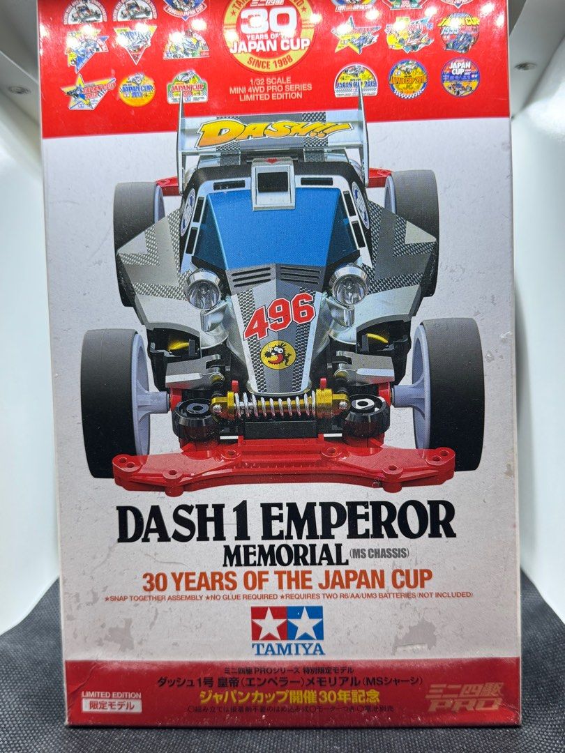 Tamiya Emperors Bundle (Category: Toys & Games) located in Subang Jaya. Submitted by macguyvin (Listing ID 1348414921, Image 1). Description: Hello 👋 Welcome to macguyvin’s clearance sale. What’s included in this listing: 1. [Assembled] Dash 1 Emperor (MS Chassis) + Light-Dash Motor Pro 2. [Assembled] Bear Hawk RS (Super-II Chassis) 3. [Sealed] Dash 1 Emperor Memorial (MS Chassis) 4. [Open Box] Liberty Emperor Premium (Super-II Chassis) 5. [Open