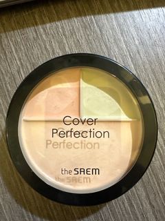 The saem 三色遮瑕盤 大size 01色64212408131201110