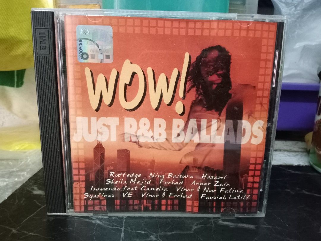 Ve Ruffedge Album Wow! Just R&B Ballads Original CD - Sheila Majid. Ning Baizura. Ferhad ...