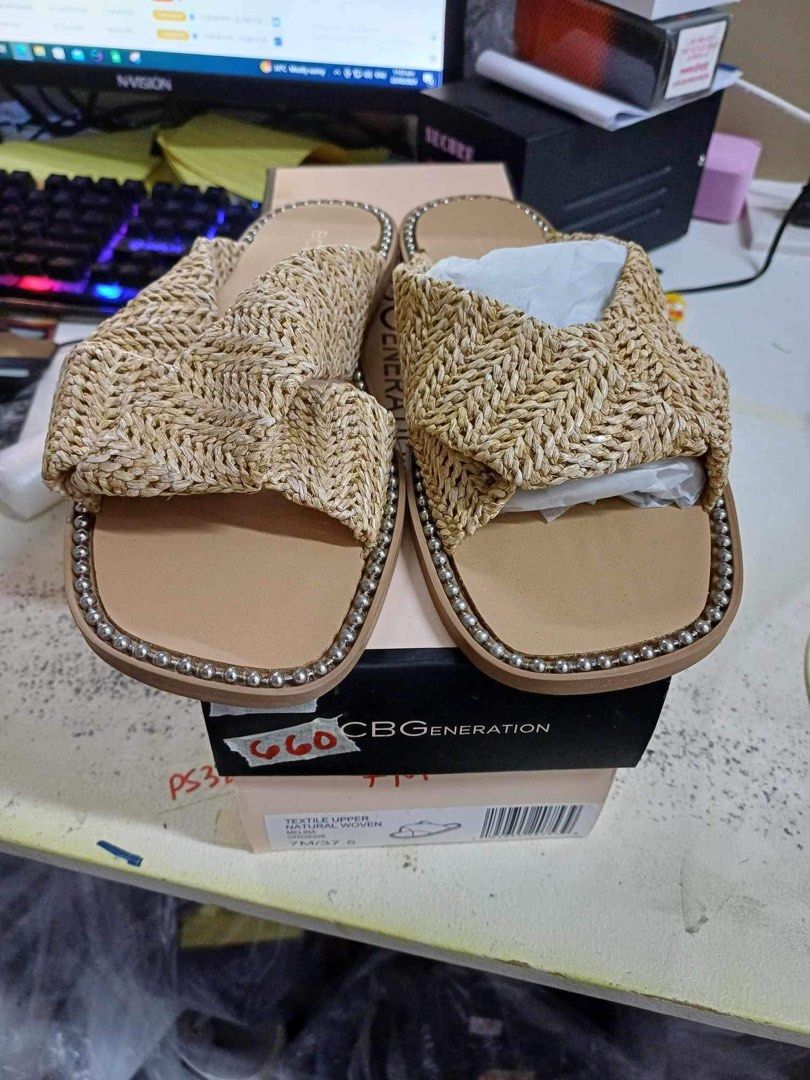 BCBG Sandals US7 - BNEW (Category: Flats & Sandals) located in Quezon City. Submitted by queenofdstny (Listing ID 1345000471, Image 1). Description: Please see photos Fits US6 FREE SF.