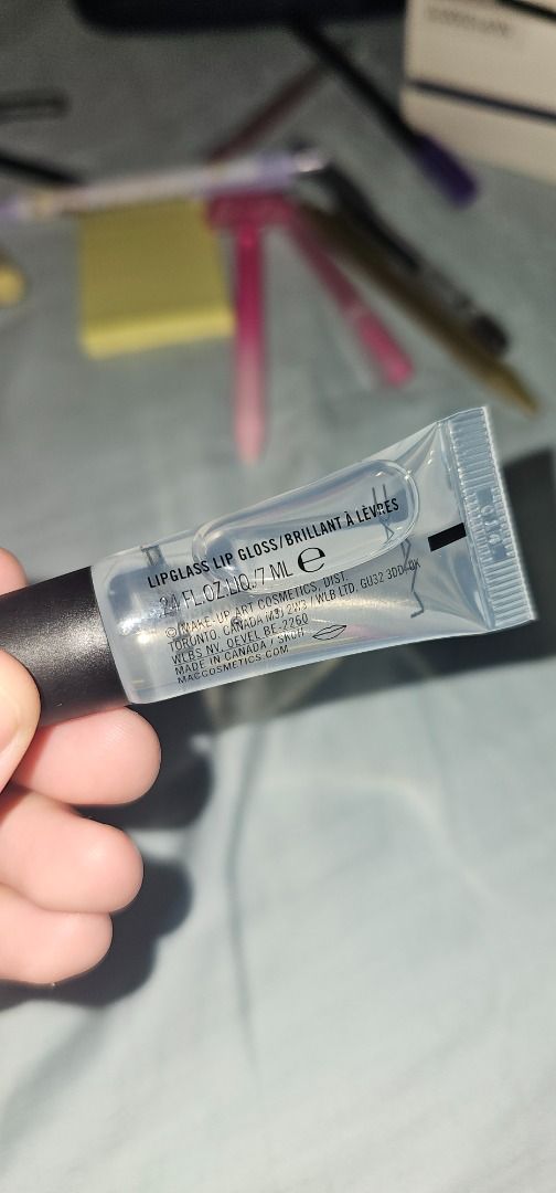 [Brand New] MAC - Mini Lip Glass (Category: Makeup) located in Manila. Submitted by ivym.s (Listing ID 1345023991, Image 2). Description: Brand: MAC Shade: Clear Net Weight: 7ml Condition: Brand new but no box Price is slightly negotiable. MOP: BPI, BDO, GCASH Shipping: Lalamove/Grab Express, LBC and J&T only, shouldered by buyer. Location: Pandacan, Manila..