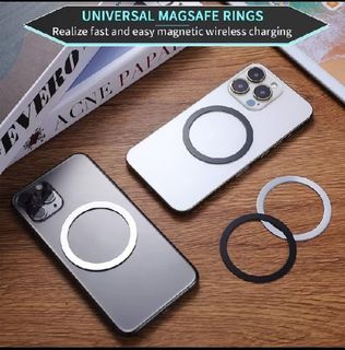 Creative Shape Magsafe Magnetic Wireless Stainless Steel Sheet/ Universal Mobile Phone Charging Holder