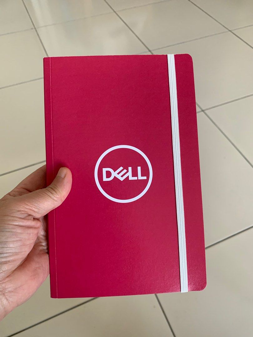 Dell Red Writing Notebook (limited edition) line papers, Hobbies & Toys ...