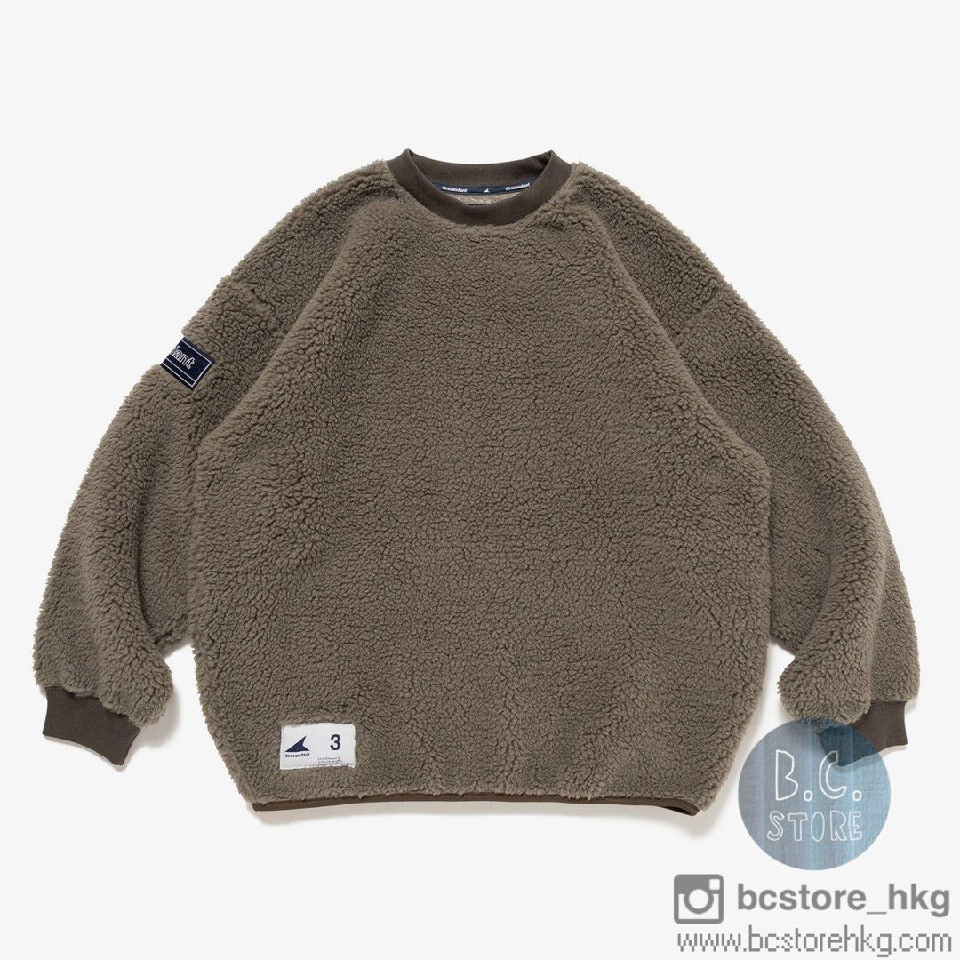 🈹SALE! DESCENDANT HORIZON FLEECE CREW NECK 24AW, 男裝, 上身