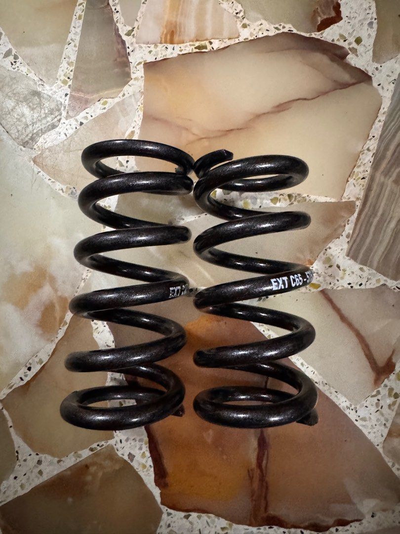 Ext Spring (Category: Parts & Accessories) located in Singapore. Submitted by mathena2018 (Listing ID 1345089819, Image 1). Description: For sale: C65 575 lbs/in C65 600 lbs/in $100 each .