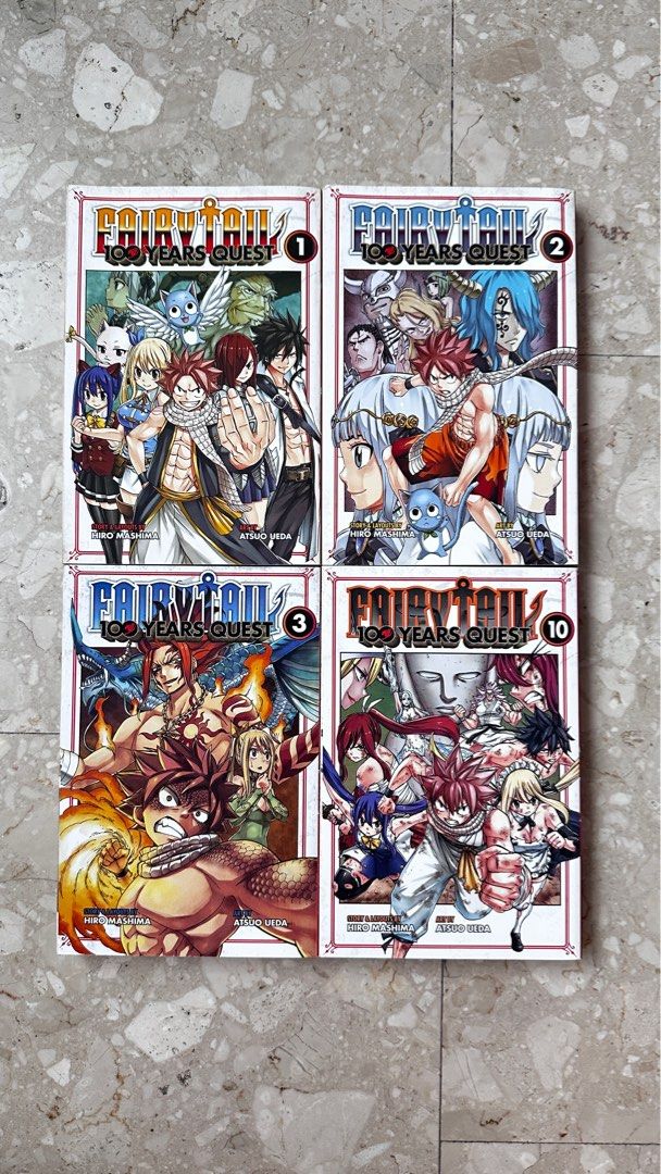 Fairy Tail 100 Year Quest Manga (Kodansha Comics) (Category: Comics & Manga) located in Caloocan City. Submitted by admirals0405store (Listing ID 1344959861, Image 1). Description: Fairy Tail 100 Year Quest Manga (Kodansha Comics) Price: 470php each (Vol 1-3), 490 (vol 10) Volumes: 1-3,10 Publisher: Kodansha Comics Please Read before messaging: On-hand Item, We do accept installment payments (payable at least 3-4 months). 30% down payment is need