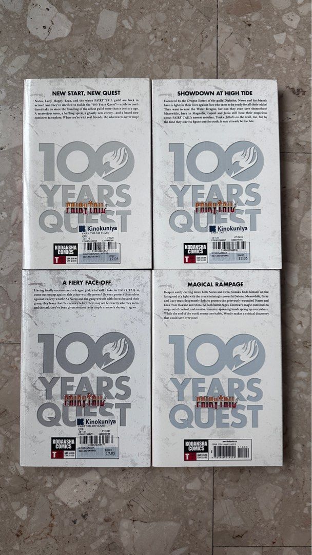 Fairy Tail 100 Year Quest Manga (Kodansha Comics) (Category: Comics & Manga) located in Caloocan City. Submitted by admirals0405store (Listing ID 1344959861, Image 2). Description: Fairy Tail 100 Year Quest Manga (Kodansha Comics) Price: 470php each (Vol 1-3), 490 (vol 10) Volumes: 1-3,10 Publisher: Kodansha Comics Please Read before messaging: On-hand Item, We do accept installment payments (payable at least 3-4 months). 30% down payment is need