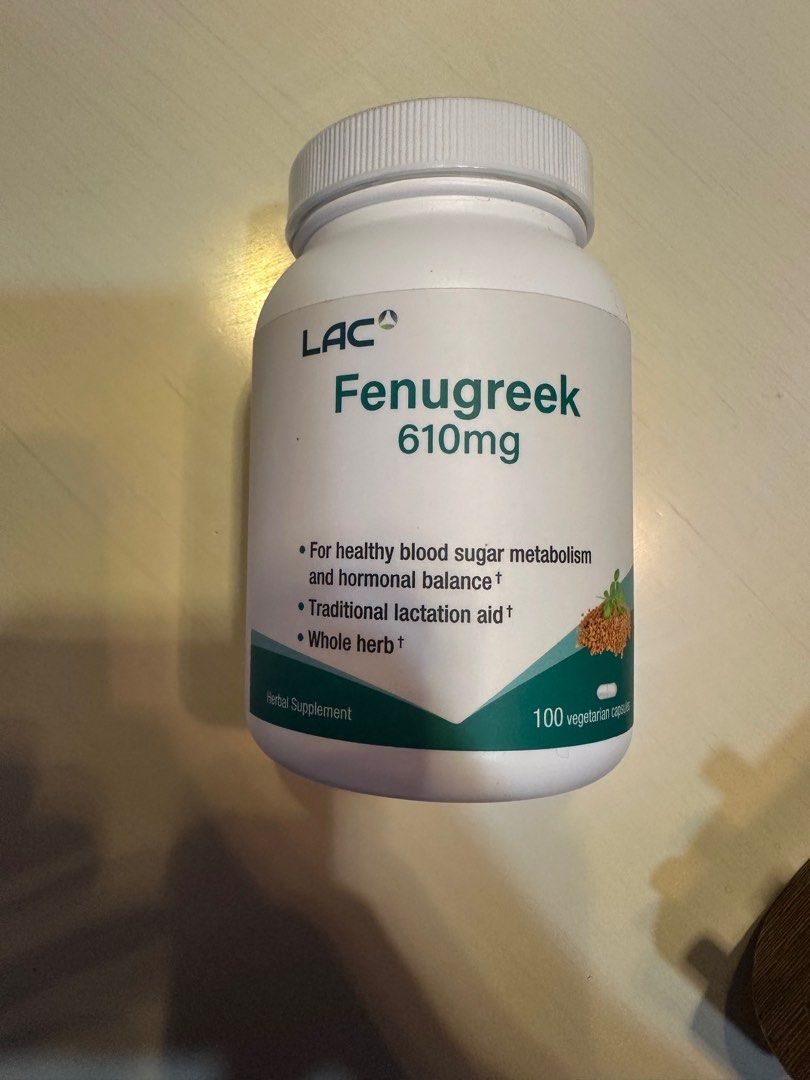 Fenugreek (Category: Vitamins & Supplements) located in Singapore. Submitted by mrwu99 (Listing ID 1345022085, Image 3). Description: Brand new LAC fenugreek. Helps with breast milk .
