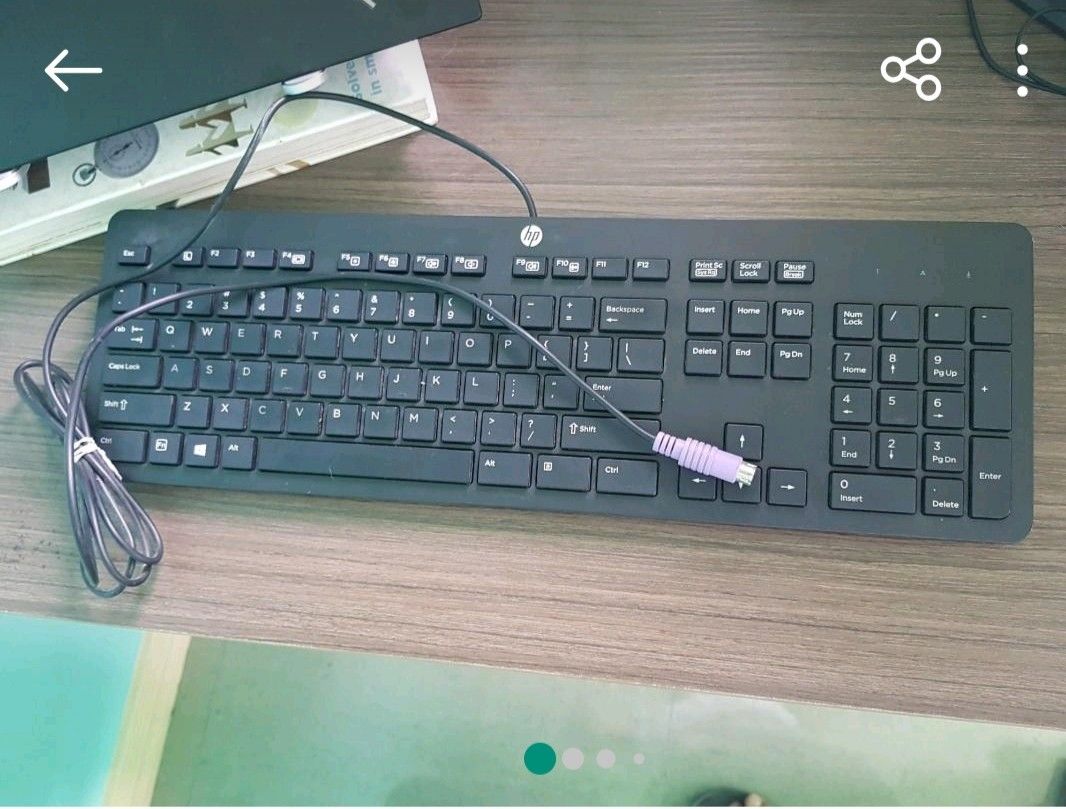 FREE - HP Keyboard (Category: Computer Keyboard) located in Bacoor. Submitted by declutternow715 (Listing ID 1344960338, Image 1). Description: HP Keyboard bilog po ung connector hindi USB type. free na ung cable coverter to USB if needed rfs - decluttering / not using anymore sf c/o buyer can do meet up in SM Bacoor with handling fee of 100 php..