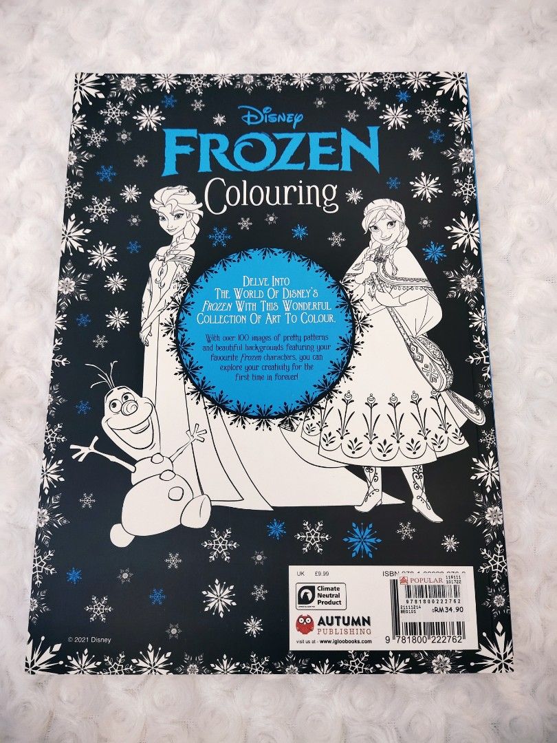 Frozen Colouring Book, Hobbies & Toys, Books & Magazines, Children's ...