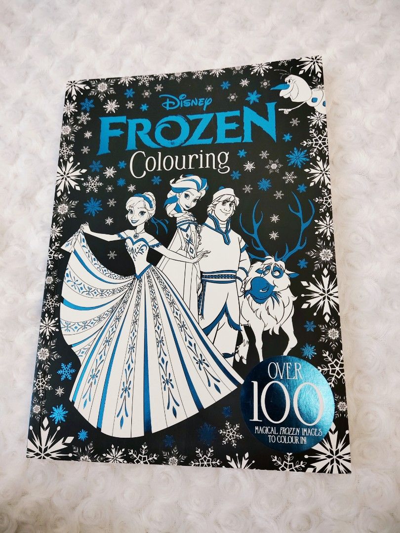 Frozen Colouring Book, Hobbies & Toys, Books & Magazines, Children's ...