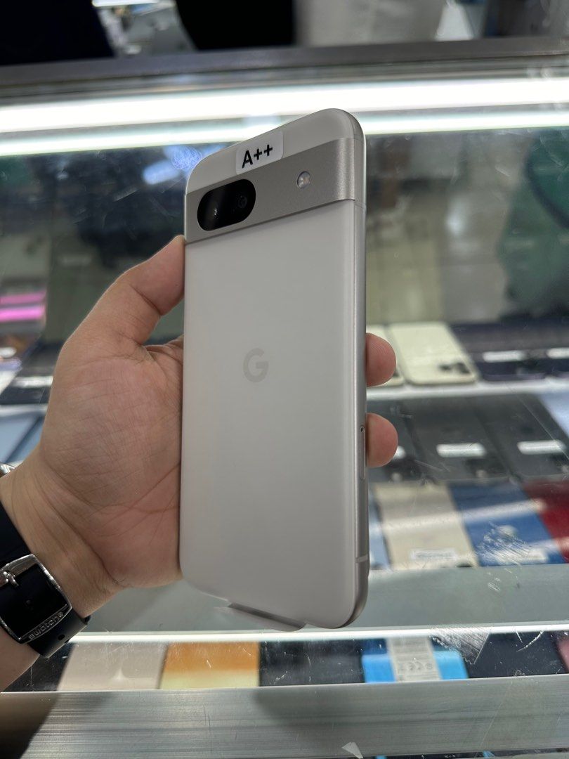 Google Pixel 8a 128gb (Category: Google Pixel) located in San Juan City. Submitted by javedsgadgetshop (Listing ID 1345028259, Image 2). Description: INSTALLMENT OPTIONS : SPAY LATER / GGIVES / CREDIT CARD & BILLEASE! WE BUY AND SELL SO PWEDE MAGBINTA OR SWAP ! Quick Specs : Google Pixel 8a •128gb •NTC Variant •Good batt health •Factory Unlock •98% Smoothness •No hidden issue | No Repaired •100% Authentic | Not Refurbished •w/ OEM Charger & store