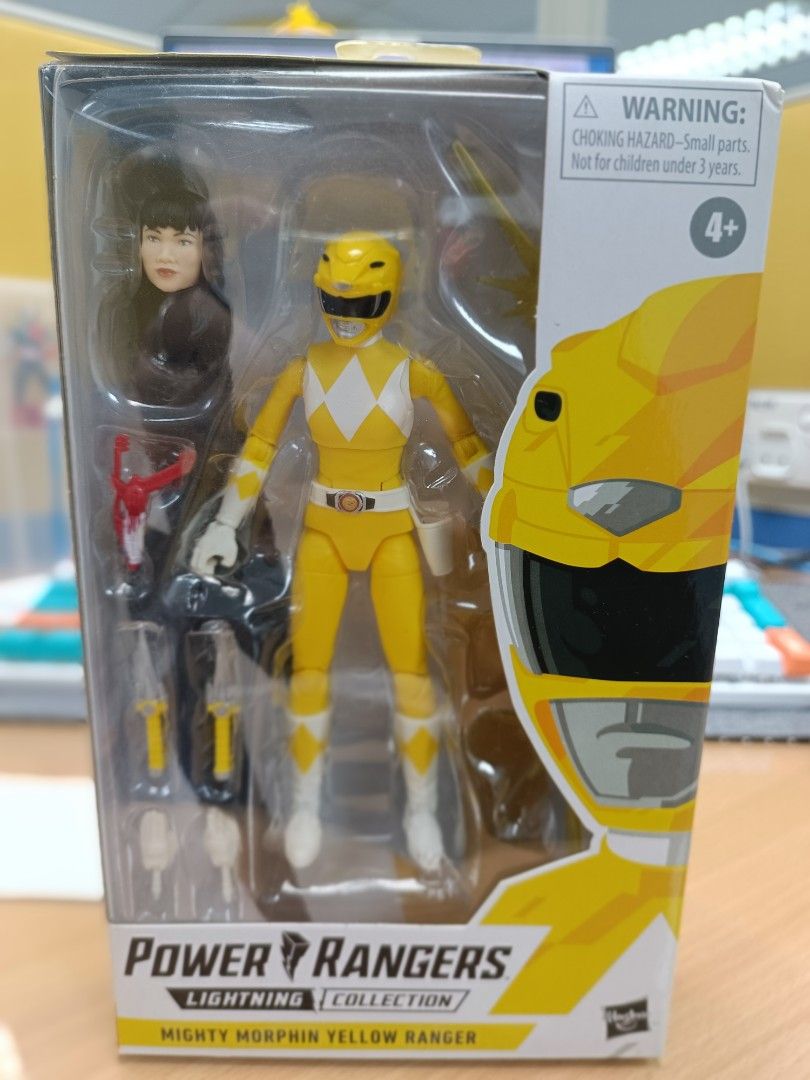 Hasbro Lightning Collection MMPR yellow ranger, Hobbies & Toys, Toys ...