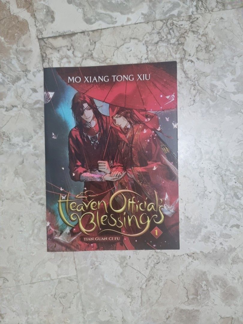 Heaven Official's Blessing | TGCF Volume 1 (Category: Storybooks) located in Cabanatuan. Submitted by _yleiii (Listing ID 1345049233, Image 1). Description: - Selling my extra copy! TGCF Volume 1 - unsealed - very good condition, like new - Trade Paperback | Original! • shipping fee to be shouldered by the buyer 📍Location: Cabanatuan, Nueva Ecija 🚛Courier: J&T, JRS, LBC, Flash Express 💳Payment: GCash, BDO Bank Transfer.