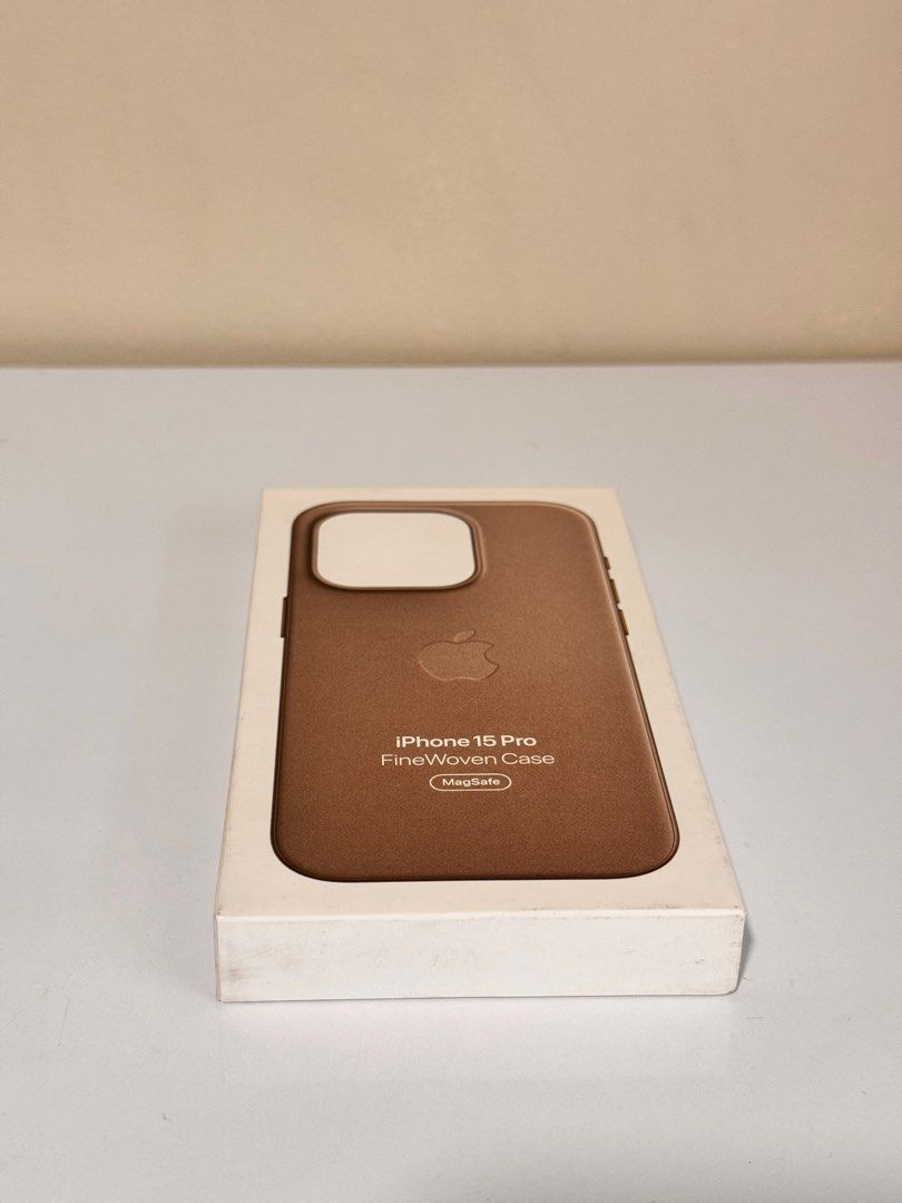Iphone 15 Pro Apple Finewoven Magsafe Case Taupe (Category: Cases & Sleeves) located in Antipolo. Submitted by kthrynjd (Listing ID 1344984536, Image 1). Description: Brandnew Iphone 15 Pro Apple Finewoven Magsafe Case Taupe From Beyond the Box.
