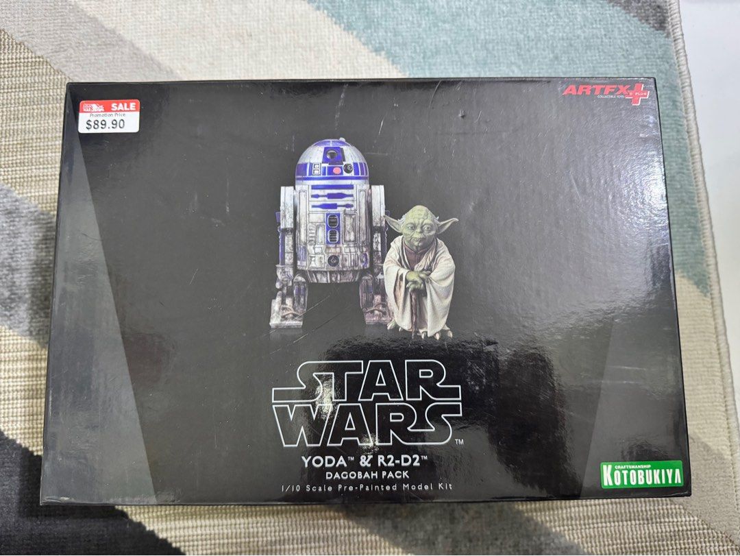 Kotobukiya Yoda and R2D2 (Category: Figurines & Statues) located in Paranaque City. Submitted by twirlyjay (Listing ID 1344953346, Image 1). Description: 🔥FOR SALE🔥 STAR WARS YODA & R2-D2 DAGOBAH 2 PACK ARTFX+ STATUE Condition: MIB opened to inspect pero sealed pa clam shell (unbuilt) Issue: none Price: ₱4.5k 📍Pasay/Parañaque 💰Gcash/BDO 🚀LBC/Lalamove.