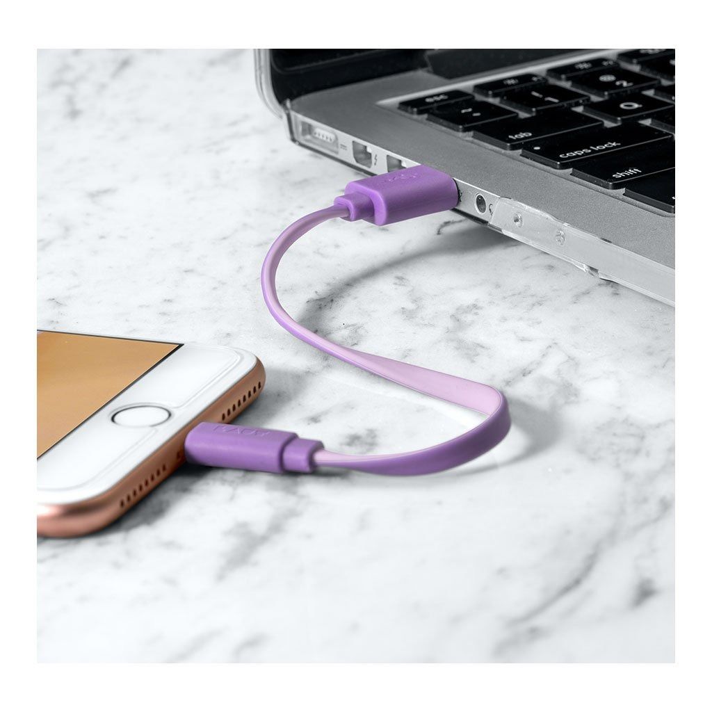 Laut Lightning Cable Link Duo 15cm Charge & Sync MFI for Apple Iphone Ipad (Category: Chargers & Cables) located in San Juan City. Submitted by princessshyph (Listing ID 1344944582, Image 2). Description: Easy to carry, without tangling Lightning Connector USB 2.0 Support MFI Certification Charge and Sync Cable Length15cm/.5ft Compact & Durable Color: Blue / Purple Made from flat cable material, the 15 cm (0.5ft) LINK DUO cable is durable, compac