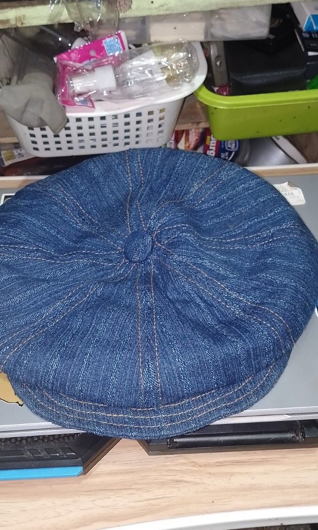 Levi's Peaky Blinders Hat (Category: Caps & Hats) located in Quezon City. Submitted by neverfoundland (Listing ID 1345095009, Image 2). Description: Bran new Levi's Denim Peaky Blinder hat Small to medium size no price tag.
