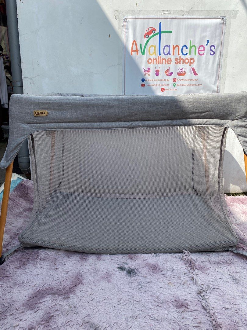 Looping Travel Cot Crib and playpen (Category: Cots & Cribs) located in Manila. Submitted by avalanchesonlineshopmainacount (Listing ID 1345072086, Image 2). Description: .